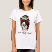Holly Jolly Dead Funny Yule kerstsull Quote T-shirt (Voorkant)