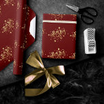 Holly Jolly | Elegant Goud Faux Folie Script Cadeaupapier<br><div class="desc">#HollyJolly Dit is het seizoen om Holly Jolly te zijn! Verfijnd faux sparkle typografie Kerstontwerp met met de hand geschreven "Holly Jolly" kalligrafie script met sterrenconfetti accenten op een stevige achtergrond. De lay-out kenmerkt een computer geproduceerde grafische metallische folie "Holly Jolly"en sterconfetti. Voor andere kleuren of passende producten, te bezoeken...</div>