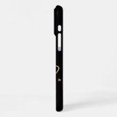 Holly Jolly | Elegant Goud Faux Folie Script iPhone Hoesje (Linkerkant)