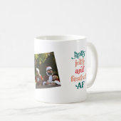 Holly Jolly en Feestelijke AF Vakantiefoto Mok (Voorkant rechts)