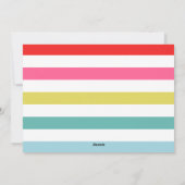 Holly Jolly Era Kleurrijke Foto Feestdagenkaart (Achterkant)