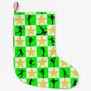 HOLLY JOLLY FIGUUR SCHAATSEN KERSTMIS ONTWERP KLEINE KERSTSOK