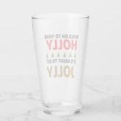 HOLLY JOLLY GLAS (Achterkant)