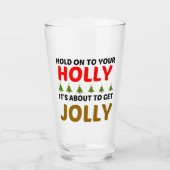 HOLLY JOLLY GLAS (Voorkant)