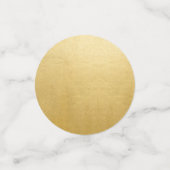 Holly Jolly Gold en Black Kerstmis Confetti (Kleine voorkant)