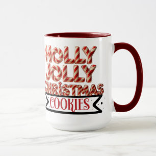 Holly Jolly Grandma Kerstkoekjes Mok