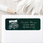 Holly Jolly, Green Holiday, Kerstmis Etiket (Insitu)