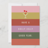 Holly Jolly Greeting Card Feestdagenkaart (Voorkant)