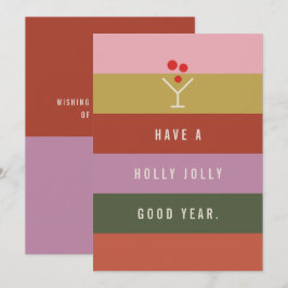 Holly Jolly Greeting Card Feestdagenkaart