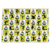 HOLLY JOLLY GYMNASTIEK KERSTMIS LARGE CADEAUTASJE (Voorkant)