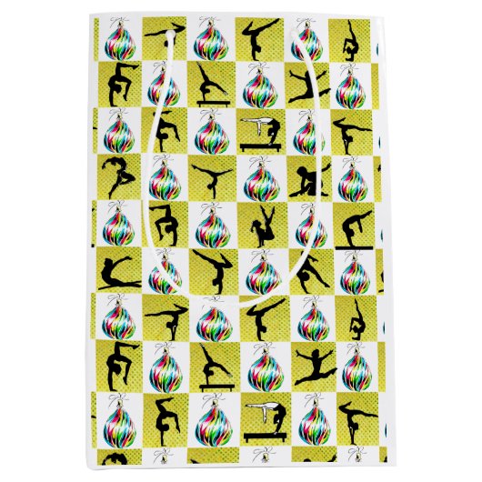 HOLLY JOLLY GYMNASTIEK KERSTMIS MEDIUM CADEAUZAKJE (Voorkant)