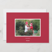 Holly Jolly | Holiday Foto Collage Kaart (Achterkant)