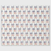 Holly Jolly - Kerst Schattige Cadeaupapier (Vlak)