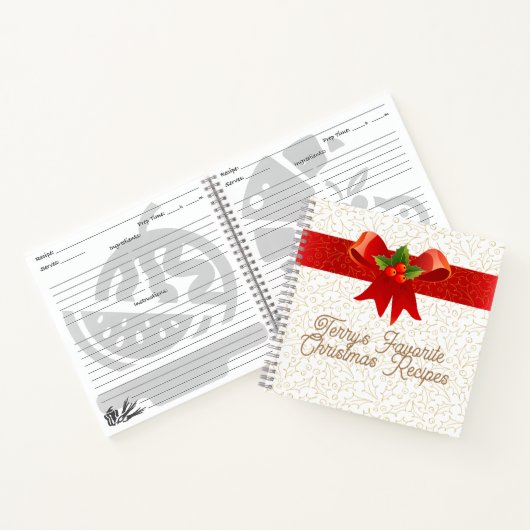  Holly Jolly kerstboek Notitieboek (Binnen)