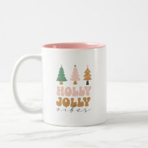 Holly jolly kerstcadeau koffiekopje