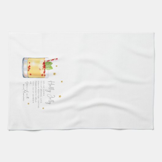 Holly Jolly kerstcocktail Recipe Theedoek (Horizontaal)