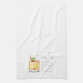 Holly Jolly kerstcocktail Recipe Theedoek (Verticaal)