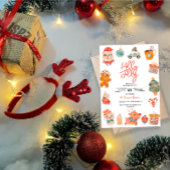 Holly Jolly kerstfeest Kaart