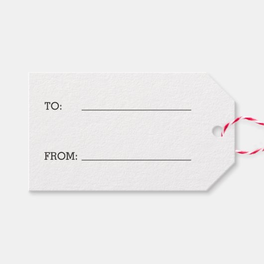 Holly Jolly Kerstfeestdag Gift Labels Cadeaulabel (Voorkant (Horizontaal))