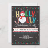 Holly Jolly-kerstfeestdag Kaart (Voorkant)