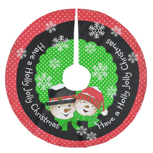 Holly Jolly Kerstfeestdag - rok Kerstboom Rok (Voorkant)