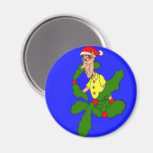Holly Jolly Kerstmagneet Magneet (Voorkant / Achterkant)