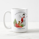 Holly Jolly kerstman, Boom, Pakketten Koffiemok (Links)