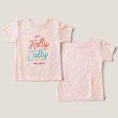 Holly Jolly Kerstmis (Ontwerp Voorkant & Achterkant)