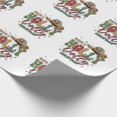 Holly Jolly Kerstmis Cadeaupapier (Hoek)