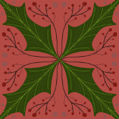 Holly Jolly Kerstmis Cadeaupapier