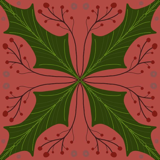 Holly Jolly Kerstmis Cadeaupapier