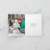 Holly Jolly Kerstmis Feestdagen Kaart (Binnen)