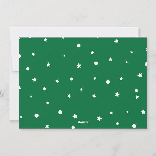 Holly Jolly Kerstmis Feestdagenkaart (Achterkant)