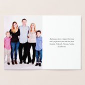 Holly Jolly Kerstmis Folie Kaarten (Binnen)