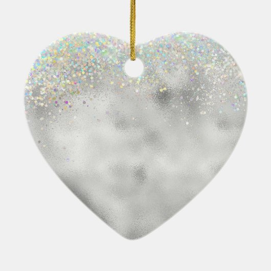 Holly Jolly Kerstmis Keramisch Ornament (Achterkant)