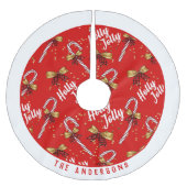 Holly Jolly Kerstmis Kerstboom Rok (Voorkant)