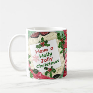 Holly Jolly Kerstmis Koffiemok