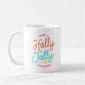 Holly Jolly Kerstmis Koffiemok (Links)