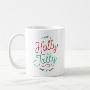 Holly Jolly Kerstmis Koffiemok