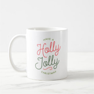 Holly Jolly Kerstmis Koffiemok
