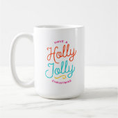 Holly Jolly Kerstmis Koffiemok (Links)