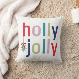 Holly Jolly Kerstmis Kussen