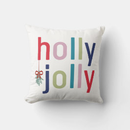 Holly Jolly Kerstmis Kussen
