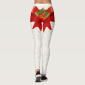 Holly Jolly Kerstmis Leggings (Achterkant)