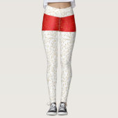 Holly Jolly Kerstmis Leggings (Voorkant)