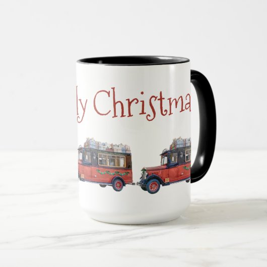 Holly Jolly  kerstmis Mok (Voorkant rechts)