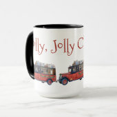 Holly Jolly  kerstmis Mok (Voorkant links)