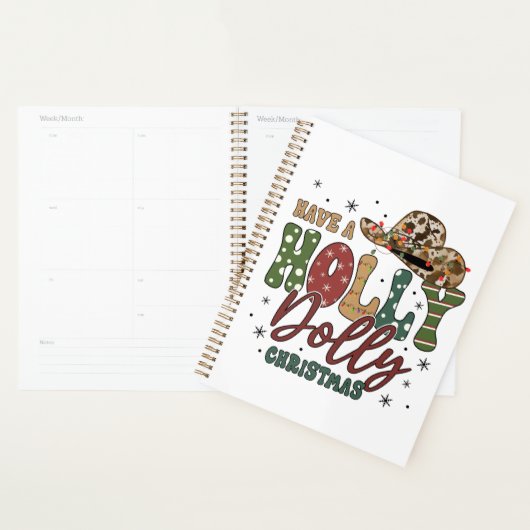 Holly Jolly Kerstmis Planner (Display)