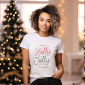Holly Jolly Kerstmis T-shirt