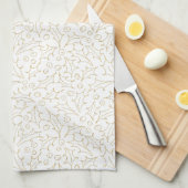 Holly Jolly Kerstmis Theedoek (Quarter Fold)